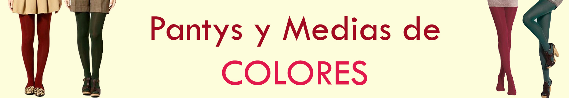 collants y medias de colores